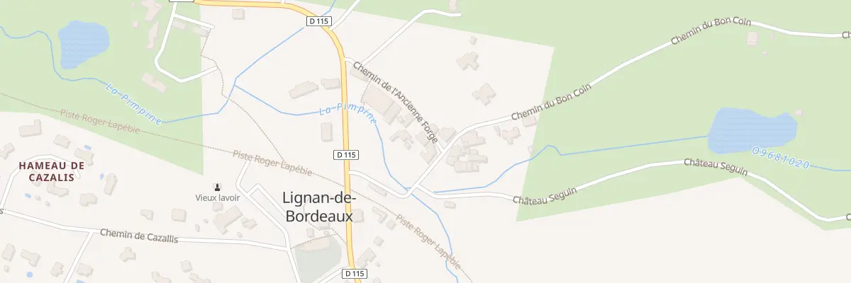 Plan du 4 Che de l’Ancienne Forge à Lignan-de-Bordeaux