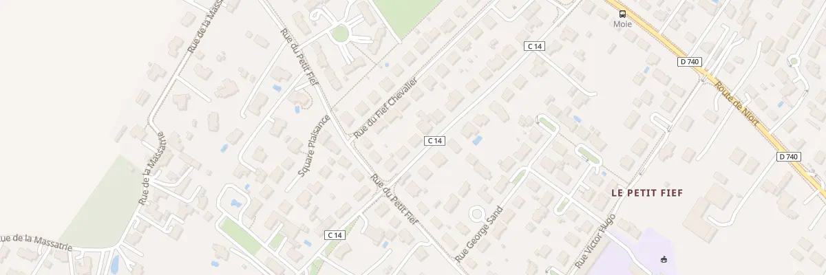 Plan du 280 Rue Saint Maurice à Aiffres