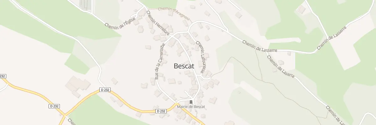 Plan du 18 Rue du Bourg à Bescat