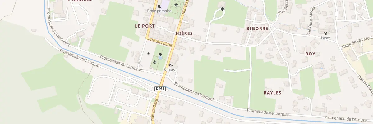Plan du 55 Rue du Port à Laruns