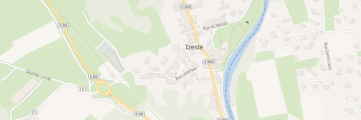 Plan du 5 Rue Carrerot à Izeste