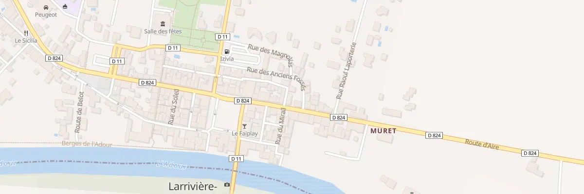 Plan du 2B Rue des Remparts à Grenade-sur-l’Adour