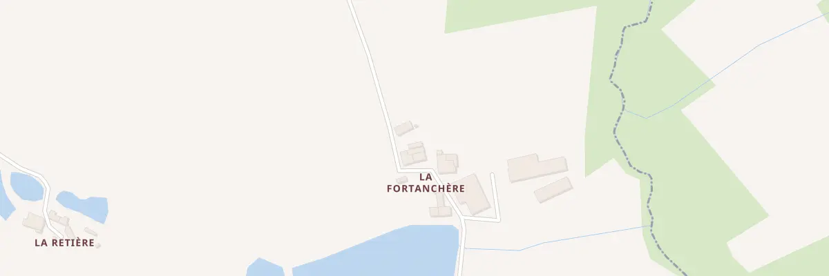 Plan du 1 La Fortanchère à Neuvy-Bouin
