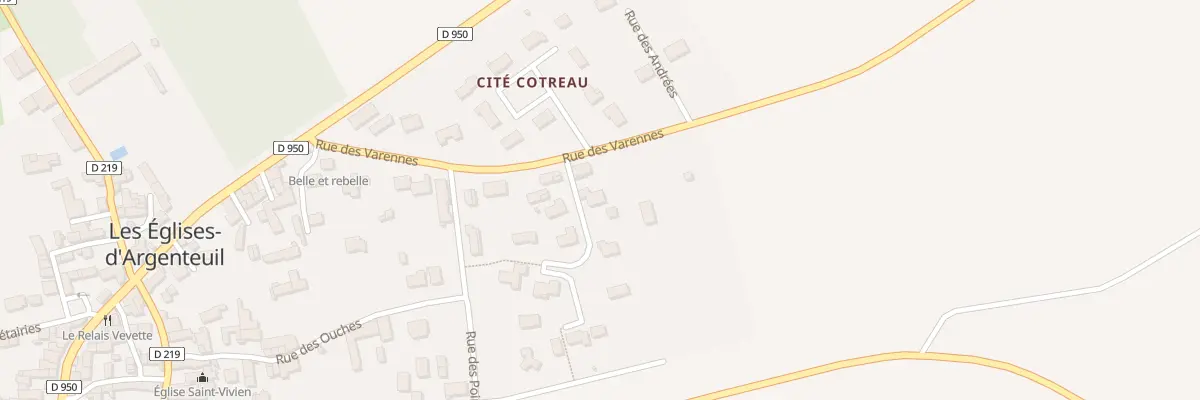Plan du 3 Rue du Pré Naudin aux Églises-d’Argenteuil