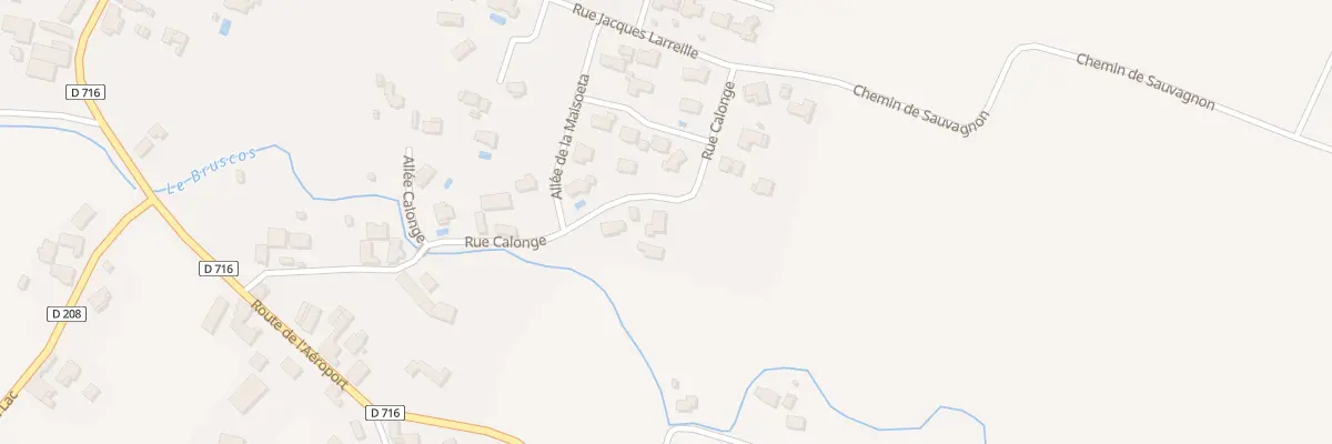 Plan du 8 Rue Calonge à Uzein