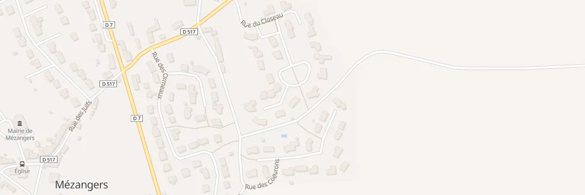 Plan du 22 Rue du Closeau à Mézangers