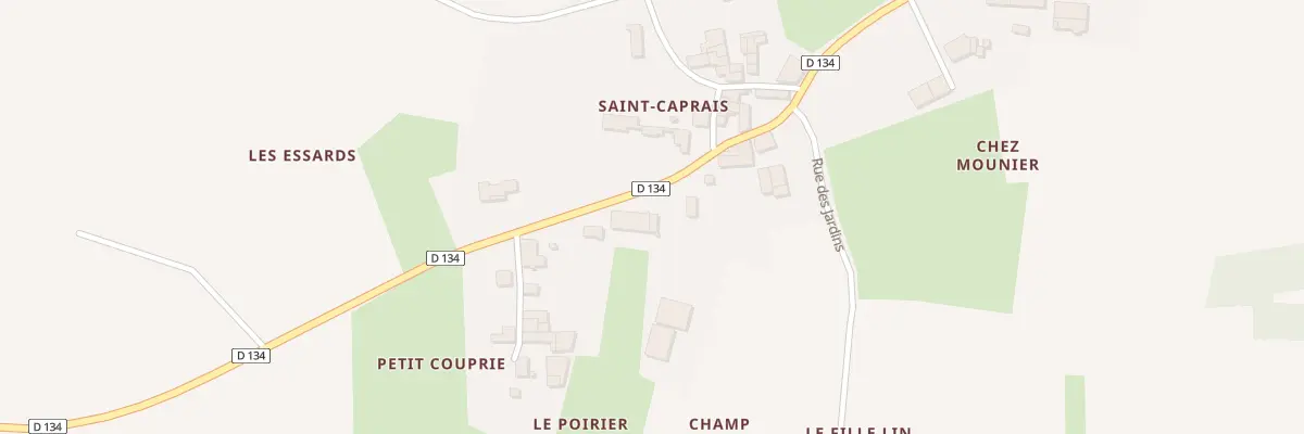 Plan du 29 Rue de Saintonge à Authon-Ébéon