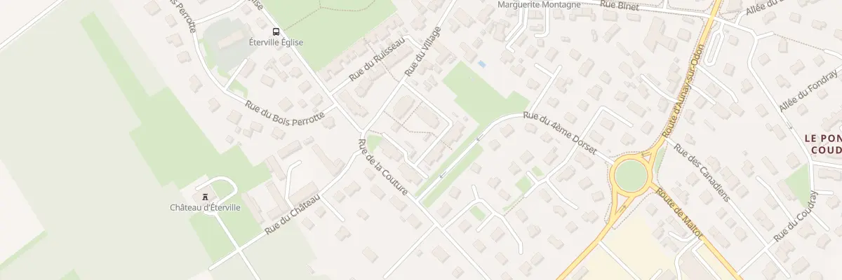 Plan du 15 Rue du Village à Éterville