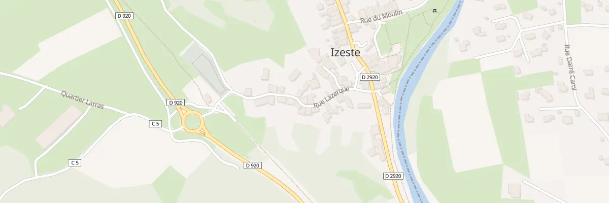 Plan du 6 Rue Lazerque à Izeste