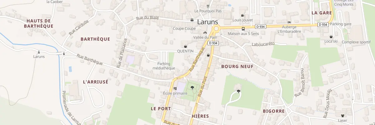 Plan du 6 Rue Bartheque à Laruns