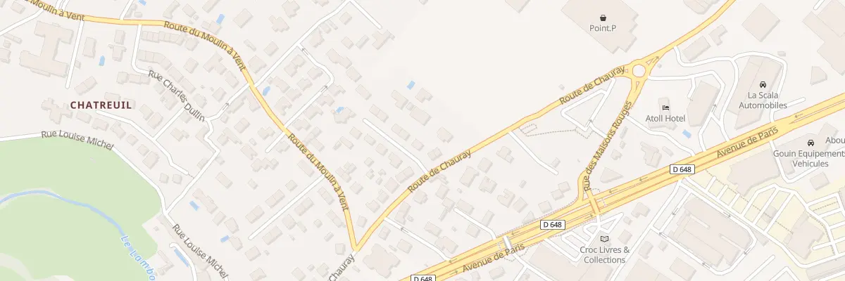 Plan du 2 Rue Croix Sarras à Niort