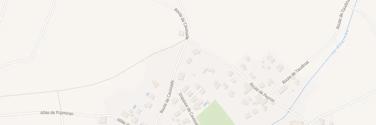 Plan du 83 Rte de Caussade à Montussan