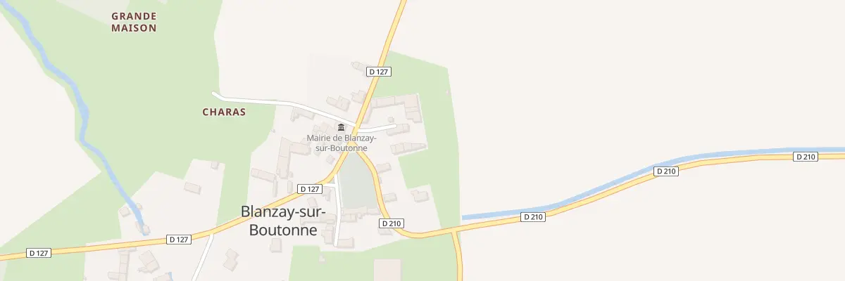 Plan de Imp Fradin de Belabre à Blanzay-sur-Boutonne