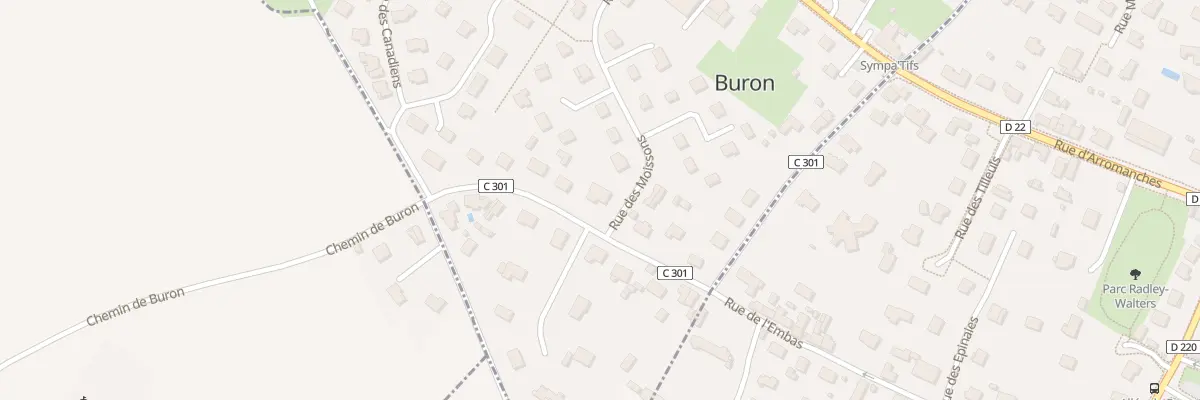 Plan du 22 Rue de Gruchy à Cairon