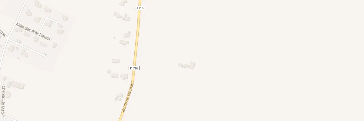 Plan du 950 Rte de Momas à Uzein