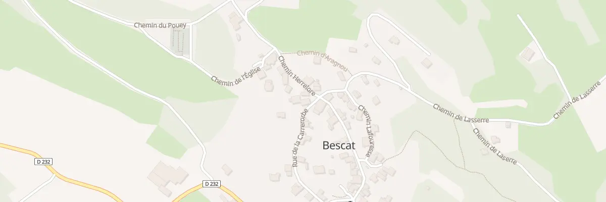 Plan du 2 Che Herrelore à Bescat