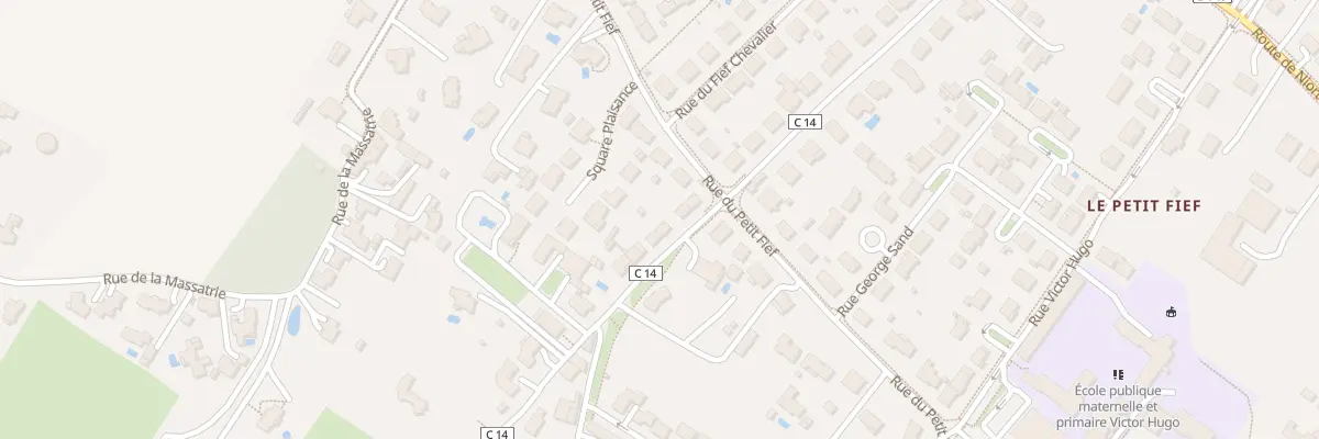 Plan du 390 Rue Saint Maurice à Aiffres