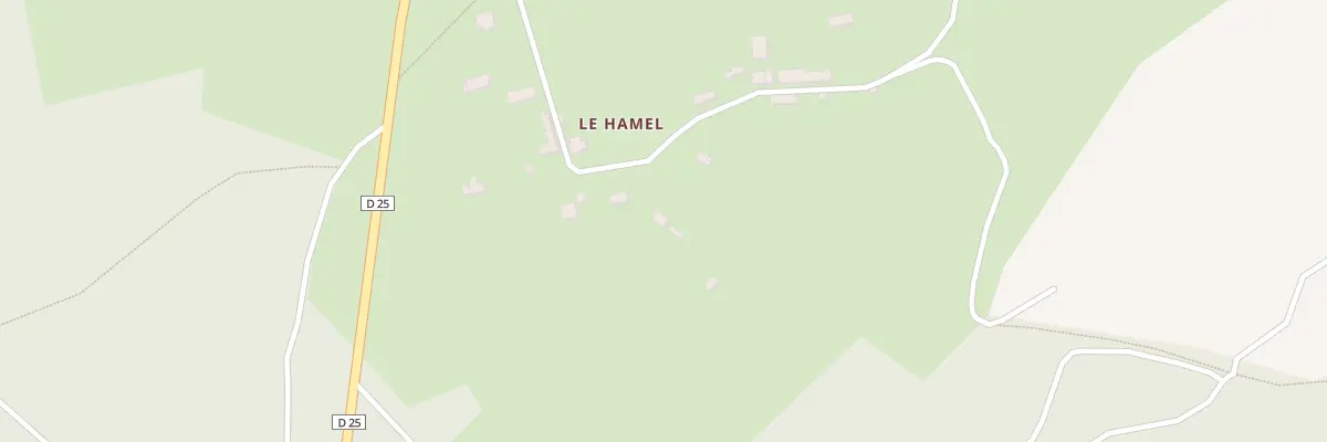 Plan du 258 Le Hamel à Ménil-Hubert-sur-Orne