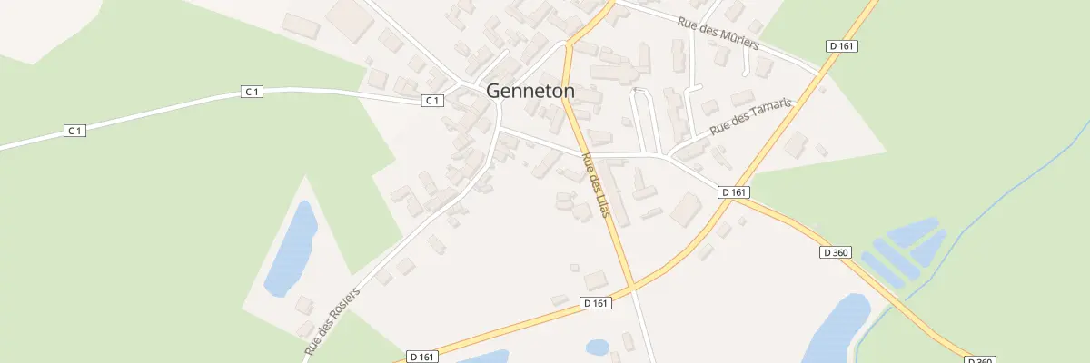Plan du 8 Rue des Lilas à Genneton