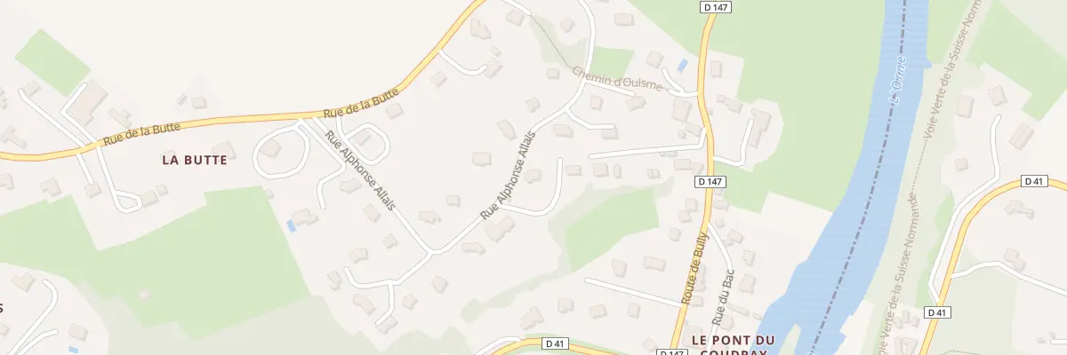 Plan du 7 Rue Alphonse Allais à Amayé-sur-Orne