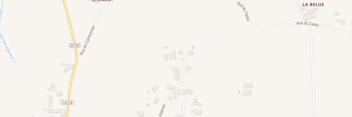 Plan du 280 Rue des Trois Maines à Cubnezais
