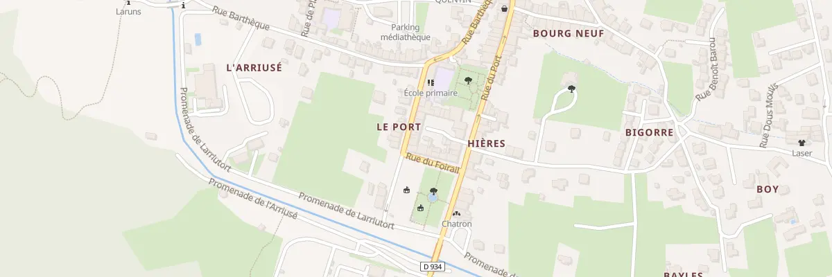 Plan du 17 Rue de Versailles à Laruns