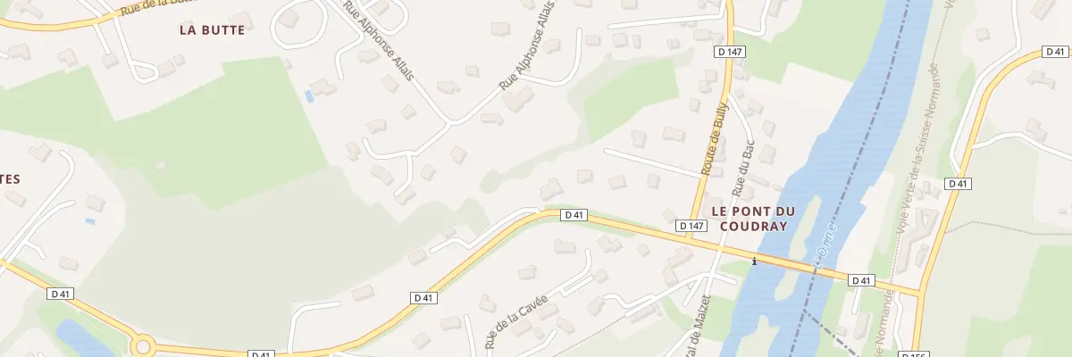 Plan du 15 Rue du Pont du Coudray à Amayé-sur-Orne