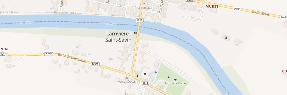 Plan du 106 Av de l’Adour à Larrivière-Saint-Savin