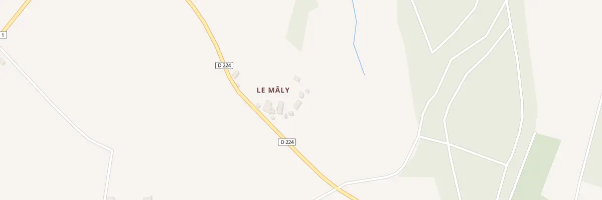 Plan du 7 Le Maly à La Lande-Saint-Siméon