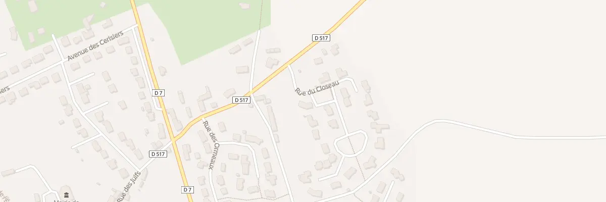 Plan du 2 Rue du Closeau à Mézangers