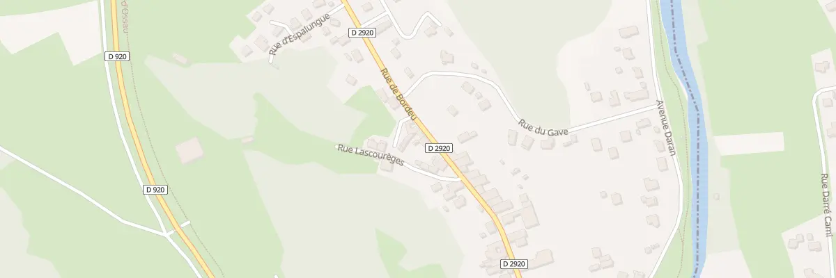 Plan du 43 Rue de Bordeu à Izeste