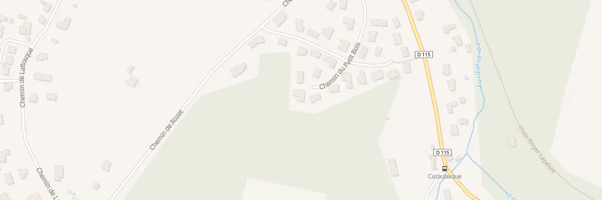 Plan du 34 Che du Petit Bois à Lignan-de-Bordeaux