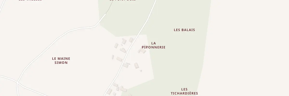 Plan du 26 La Piponnerie à Chérac