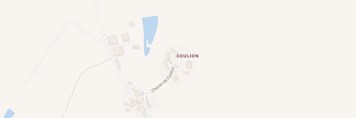 Plan du 5 Che de Coulion au Ribay