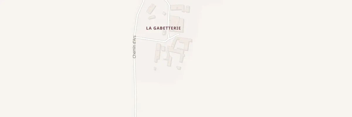 Plan du 8 Rue de la Gabetterie à Jarnac-Champagne