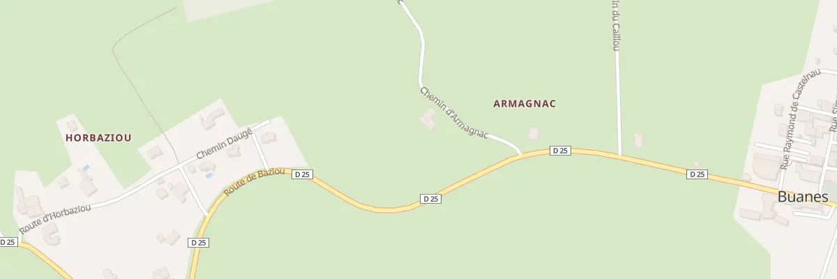 Plan du 117 Che d’Armagnac à Buanes