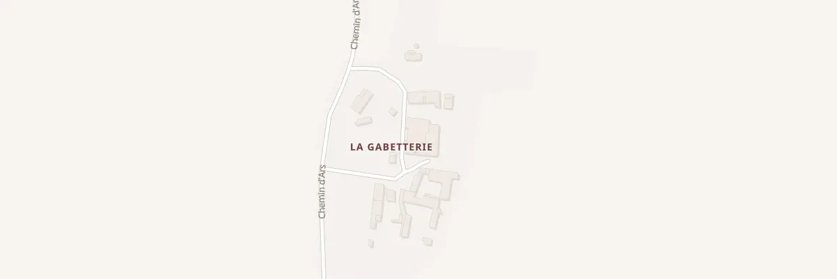 Plan du 14 Rue de la Gabetterie à Jarnac-Champagne