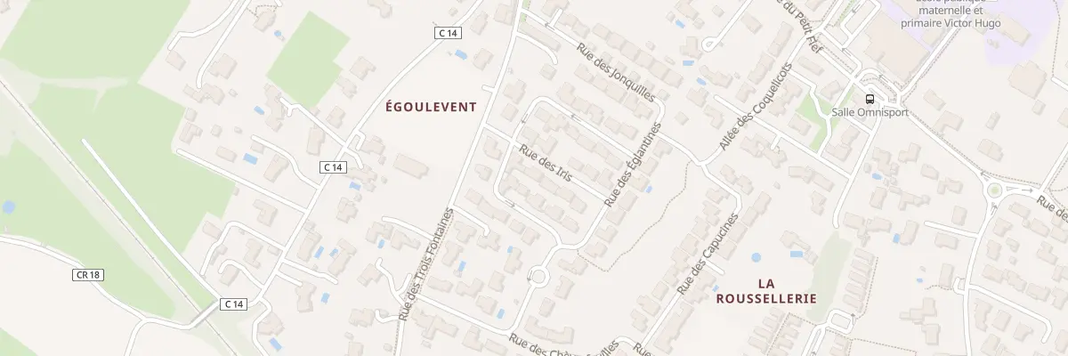 Plan du 50 Rue des Iris à Aiffres