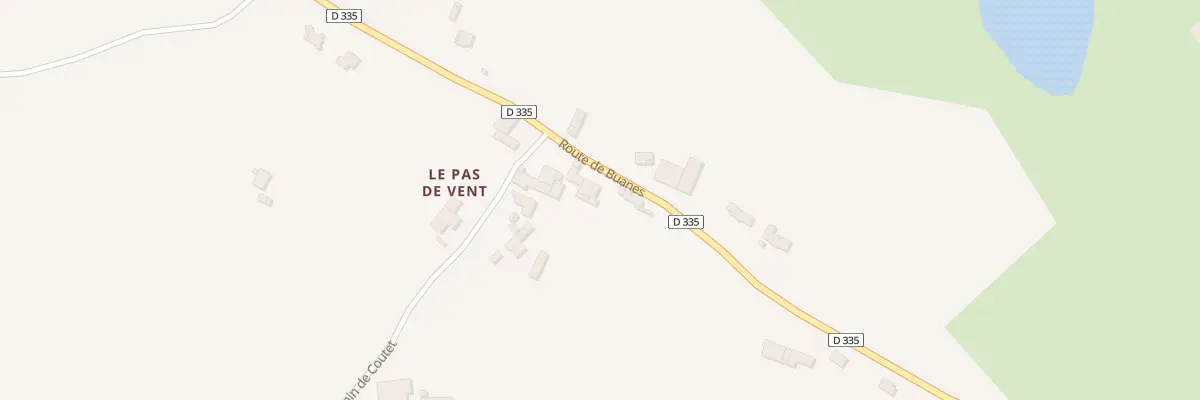 Plan du 1015 Rte de Buanes à Saint-Loubouer