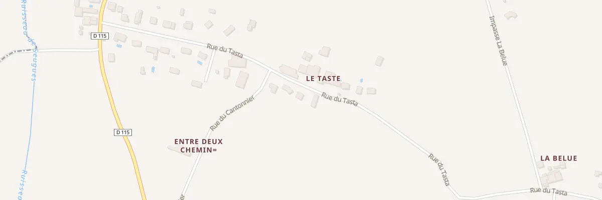 Plan du 9 Le Tasta à Cubnezais