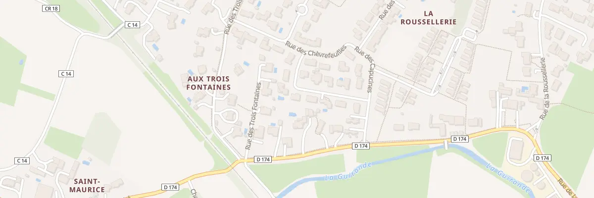 Plan du 125 Rue des Chevrefeuilles à Aiffres