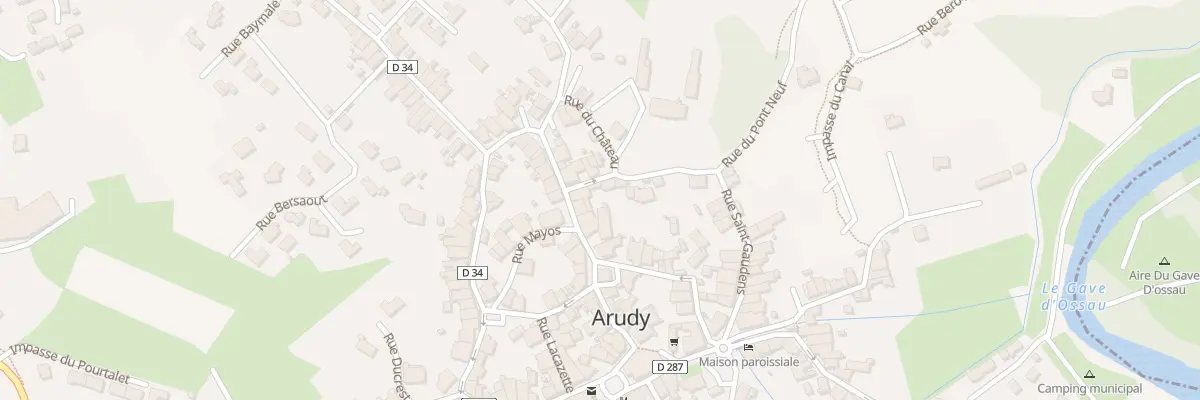 Plan du 4 Rue Hondaa à Arudy