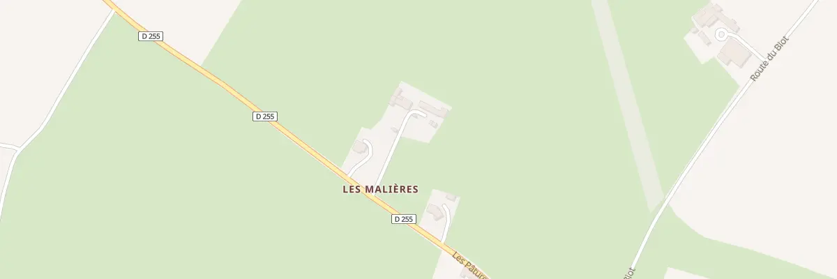 Plan du 4 Les Malières à Cesny-les-Sources