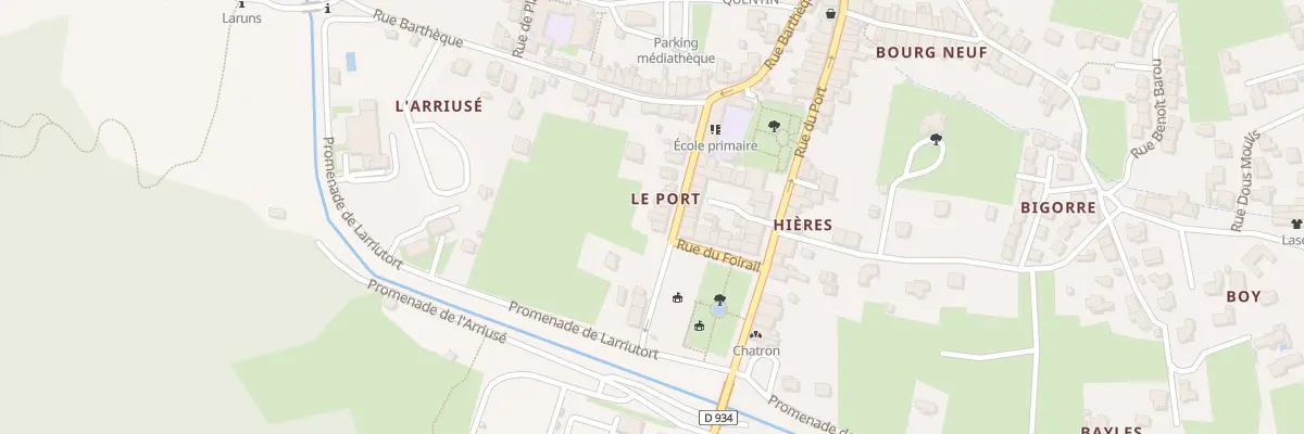 Plan du 10B Rue de Versailles à Laruns