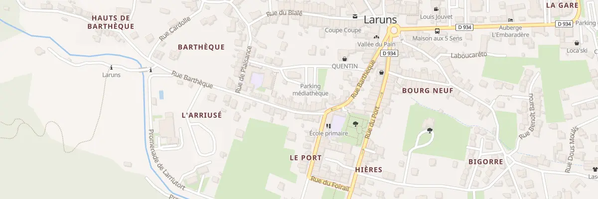 Plan du 26 Rue Bartheque à Laruns