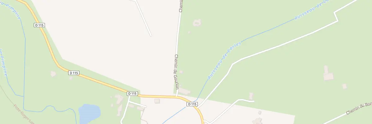 Plan du 3 Che de Gourion à Lignan-de-Bordeaux