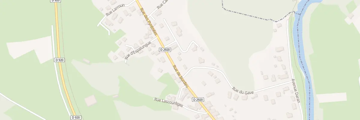 Plan du 2 Rue des Pyrenees à Izeste