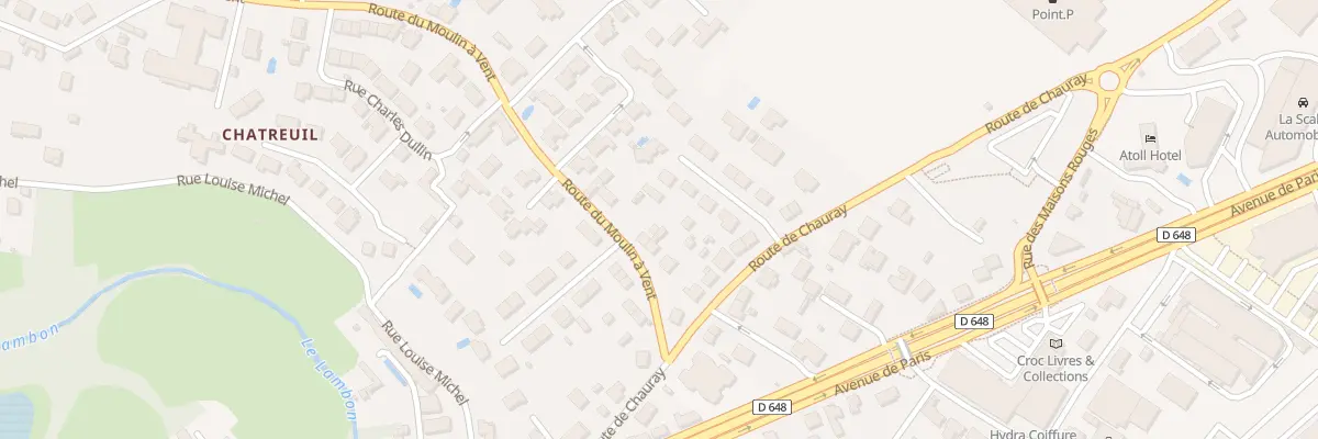 Plan du 8 Rue du Moulin à Vent à Niort