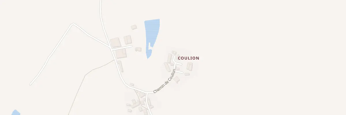 Plan du 3 Che de Coulion au Ribay