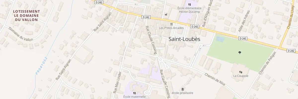 Plan du 25 Rue Claude Castaing à Saint-Loubès